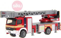 SIKU Auto hasiči s otočným vysouvacím žebříkem model 1:87 kov - zvětšit obrázek