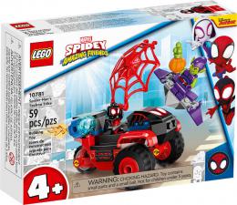 LEGO MARVEL Miles Morales: Spiderman a jeho techno tříkolka 10781 STAVEBNICE - zvětšit obrázek