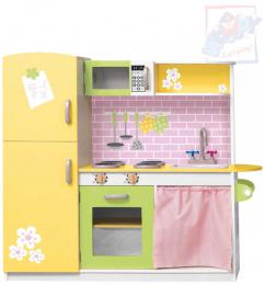 OLYMPTOY DŘEVO Dětská kuchyňka (kuchyň) dřevěná LILY nový design - zvětšit obrázek
