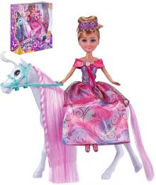 Sparkle Girlz Herní set panenka princezna 28cm s koněm plast v krabici - zvětšit obrázek