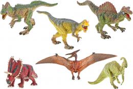 Zvtko dinosaurus 17-20cm realistick vzhled plast 6 druh