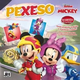 JIRI MODELS Pexeso v seitu Mickey Mouse s krabikou a omalovnkou