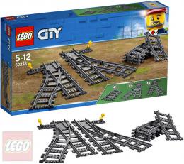 LEGO CITY Vhybky a zahnut koleje doplnk k vlkodrze 60238 STAVEBNICE