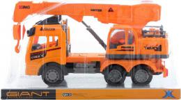 Autojeøáb oranžový pracovní auto 28cm na setrvaèník plast