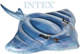 INTEX Rejnok nafukovac s chyty 188x145cm dtsk voztko do vody 57550