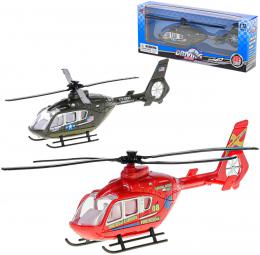 Helikoptra hasisk /vojensk kovov vrtulnk 3 druhy v krabici