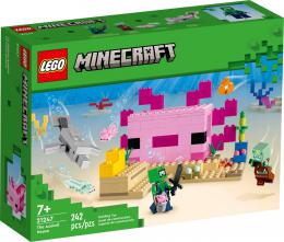 LEGO MINECRAFT Domeek axolotl 21247 STAVEBNICE