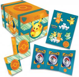ADC Pokmon TCG Paldea Adventure Chest Pikachu set 6x booster + mini album