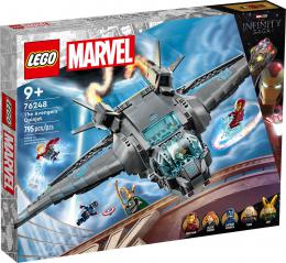 LEGO MARVEL Sthaka Avengers Quinjet 76248 STAVEBNICE