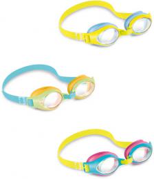INTEX Brýle dìtské plavecké vícebarevné Play 3 barvy na kartì 55611