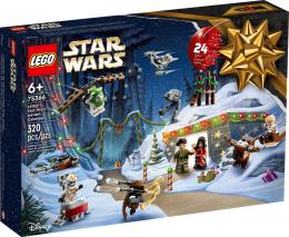 LEGO STAR WARS Adventní kalendáø 2023 rozkládací s herní plochou 75366