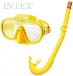 INTEX Adventurer potpsk plaveck set do vody brle + norchl lut 55642