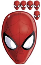 KARNEVAL Maska Spiderman 23cm set 6ks *KARNEVALOVÝ DOPLNÌK*