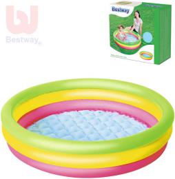 BESTWAY Baby bazének kruhový 102x25cm nafukovací brouzdalištì 51104