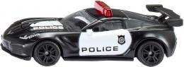 SIKU Auto Chevrolet Corvette ZR1 americk policie model kov