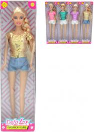 DeFa Lucy fashion letní panenka 29cm triko se tøpytkami rùzné barvy