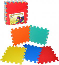 Mkk bloky barevn C 10ks pnov koberec baby puzzle podloka na zem