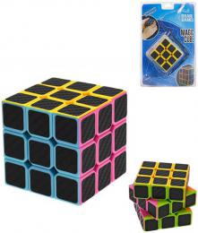 Hra Rubikova kostka ern 6,5cm dtsk hlavolam plast