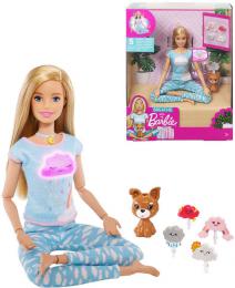 MATTEL BRB Barbie wellness a meditace set panenka s pejskem a doplky
