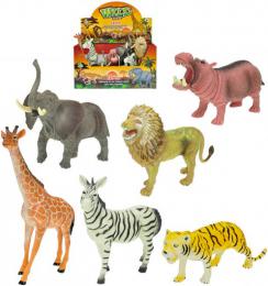 Zvíøátka safari 15-20cm plastová figurka 6 druhù