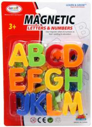 Psmena / slice barevn magnetick abeceda 3 druhy na kart