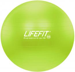 M gymnastick Lifefit Anti-Burst zelen 55cm balon rehabilitan do 200kg