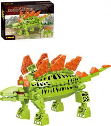 Stavebnice LiNooS Dinosaurus Stegosaurus 112 dílkù plast
