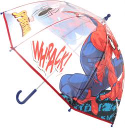 Deštník dìtský Spiderman 72x72x64cm prùhledný manuální