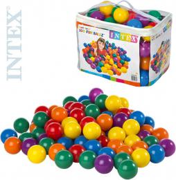 INTEX Míèky dìtské hrací 8cm set 100ks do hracích koutù nebo bazénù sada 49600