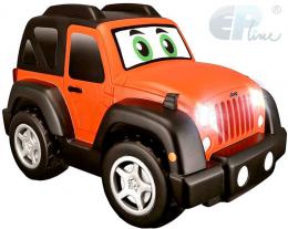 EP Line Baby RC Auto jeep na vyslaku 27MHz s volantem na baterie Svtlo Zvuk