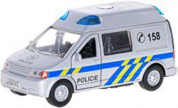 Auto policie dodávka èeský design CZ 14cm na baterie Svìtlo Zvuk kov