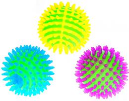 Hopík se soft bodlinkami skákací míèek ježek na baterie Svìtlo 3 barvy