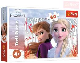TREFL Puzzle Kouzeln svt Anny a Elsy Frozen 2 (Ledov Krlovstv) 33x22cm 60 dlk