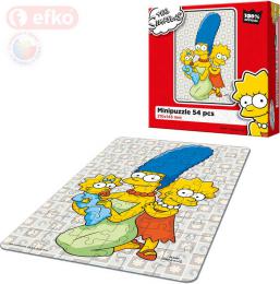 EFKO Puzzle The Simpsons Holky ze Spriengfieldu skládaèka 15x21cm 54 dílkù v krabici