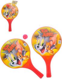 Pálky na plážový tenis Tom a Jerry set 2ks s míèkem v sí�ce plast