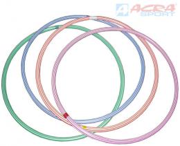 ACRA Obru gymnastick hula hoop 60cm dtsk fitness kruh 4 barvy