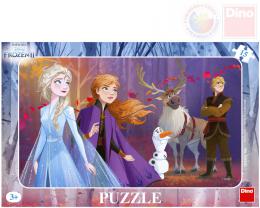 DINO Puzzle deskov 15 dlk 25x15cm Frozen II (Ledov Krlovstv)
