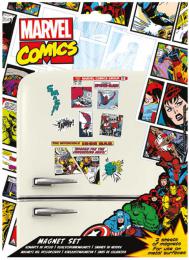 Magnetky Marvel Comics komiksov motivy set 18ks na kov