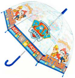 Deštník dìtský Tlapková Patrola transparentní manuální 68cm