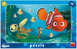 DINO Puzzle deskové 15 dílkù Hledá se Nemo a želva skládaèka 25x15cm