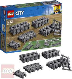 LEGO CITY Koleje rovn a zahnut doplnk k vlkodrze 60205 STAVEBNICE