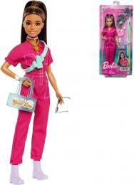 MATTEL BRB Barbie Deluxe panenka v kalhotovm kostmu s fashion doplky