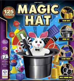 kola kouzel Magick klobouk sada kouzel a 125 trik s doplky v krabici