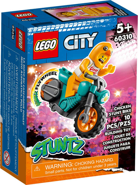LEGO CITY Motorka kaskadéra Kuøete 60310 STAVEBNICE - zvìtšit obrázek