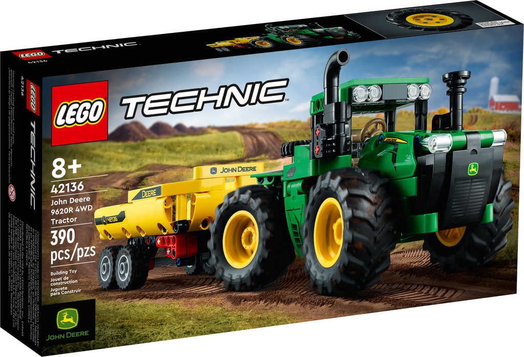 LEGO TECHNIC Traktor John Deere 9620R 4WD 42136 STAVEBNICE - zvìtšit obrázek