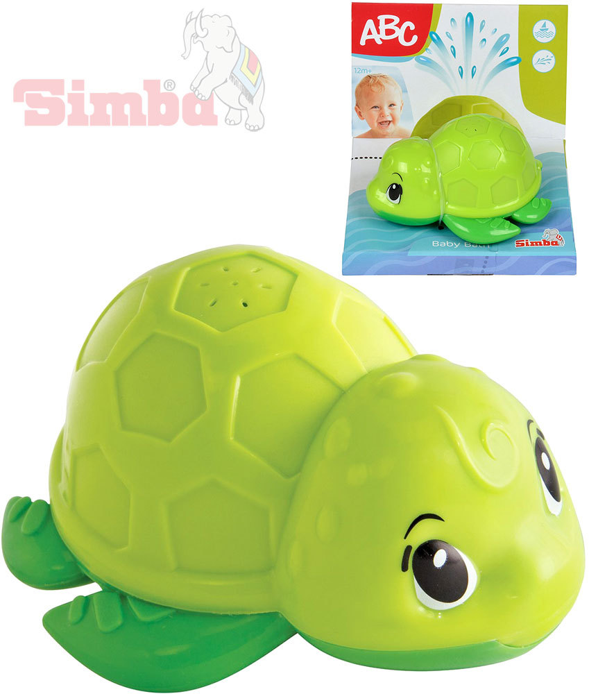 SIMBA Baby želvièka do vody 11cm na baterie s vodotryskem plast pro miminko - zvìtšit obrázek