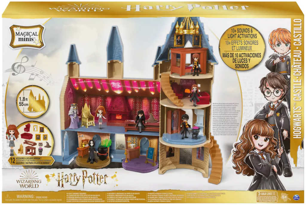 SPIN MASTER Hrad Harry Potter set s figurkou a doplòky na baterie Svìtlo Zvuk - zvìtšit obrázek