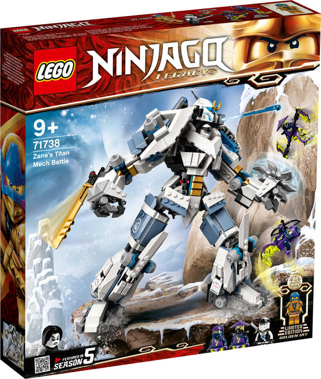 LEGO NINJAGO Zane a bitva s titánskými roboty 71738 STAVEBNICE - zvìtšit obrázek