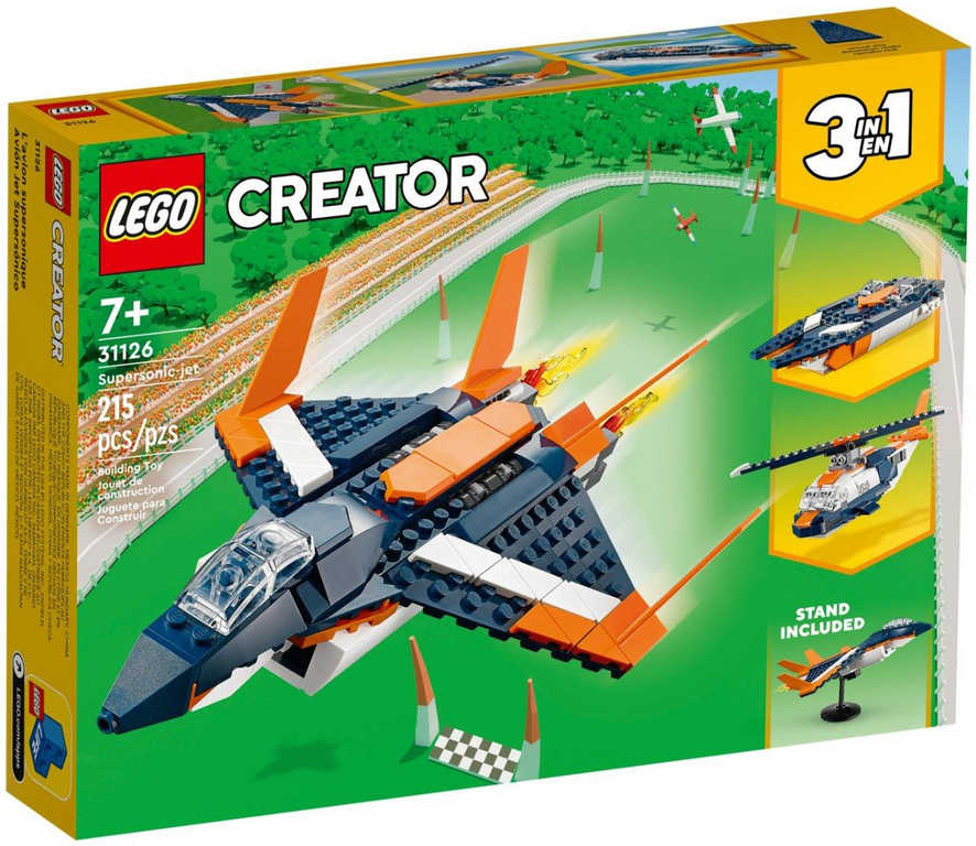LEGO CREATOR Nadzvukový tryskáè 31126 STAVEBNICE - zvìtšit obrázek