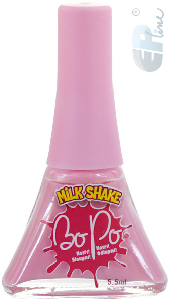 EP Line BO-PO Lak na nehty rùžový slupovací 5,5ml s vùní milk shake pro holèièky - zvìtšit obrázek